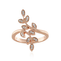Anello in argento con Diamante I4 (J)