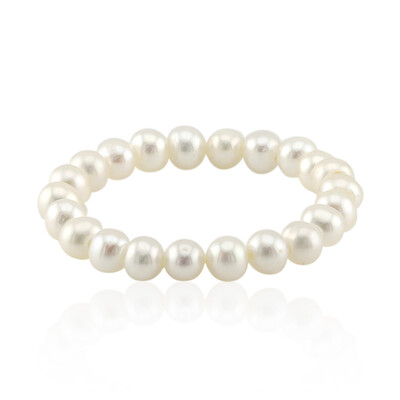 Anello con Perla d'Acqua Dolce Bianca (TPC)