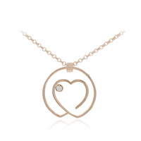 Collana in argento con Zaffiro Bianco