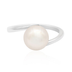 Anello in argento con Perla di Acqua Dolce