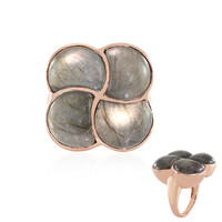 Anello in argento con Labradorite Ramata Maniry (KM by Juwelo)