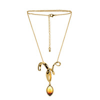 Collana in argento con Ambra Baltica