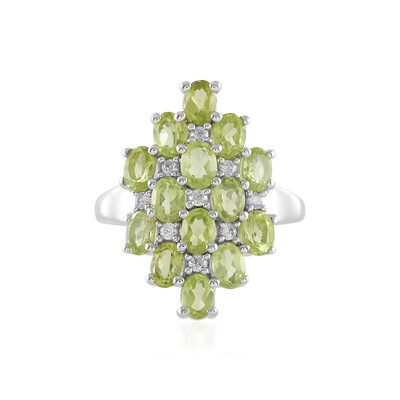 Anello in argento con Peridoto