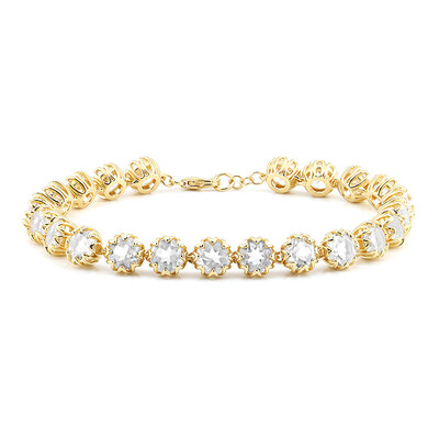 Bracciale in argento con Topazio Bianco
