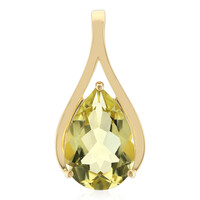 Ciondolo in argento con Citrino Limone
