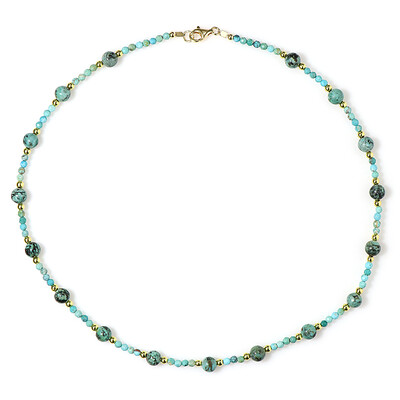 Collana in argento con Ematite Dorata (Riya)