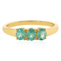 Anello in argento con Apatite Blu