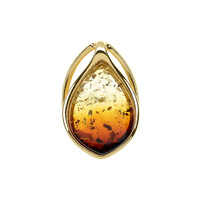 Ciondolo in argento con Ambra Baltica