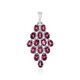Ciondolo in argento con Rodolite