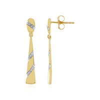 Orecchini in argento con Diamante I3 (J)