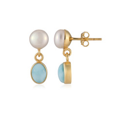 Orecchini in argento con Perla di Acqua Dolce