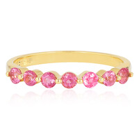 Anello in argento con Tormalina Rosa