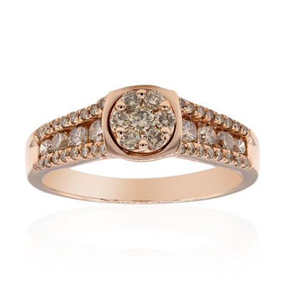 Anello in oro con Diamante Rose de France SI1 di Argyle (Annette)
