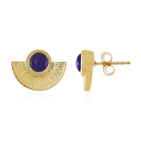 Orecchini in argento con Calcedonio Blu