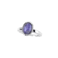 Anello in argento con Charoite
