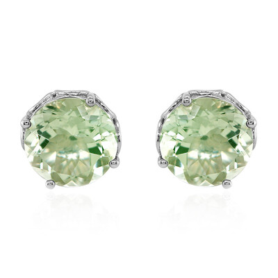 Orecchini in argento con Ametista Verde