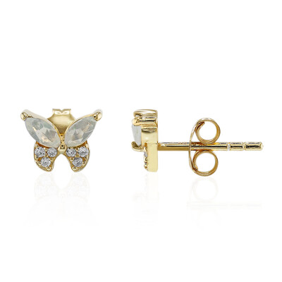 Orecchini in argento con Opale di Welo