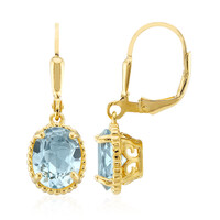 Orecchini in argento con Topazio Blu Cielo
