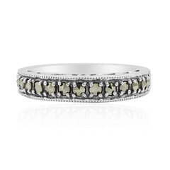 Anello in argento con Marcassite