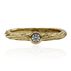Anello in oro con Diamante IF (D)