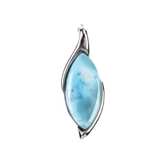 Ciondolo in argento con Larimar