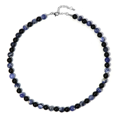 Collana in argento con Onice Nero