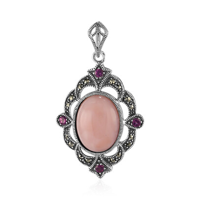 Ciondolo in argento con Opale Rosa (Annette classic)