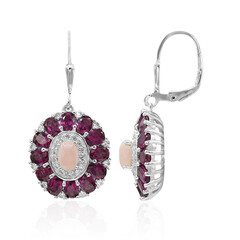 Orecchini in argento con Opale Rosa