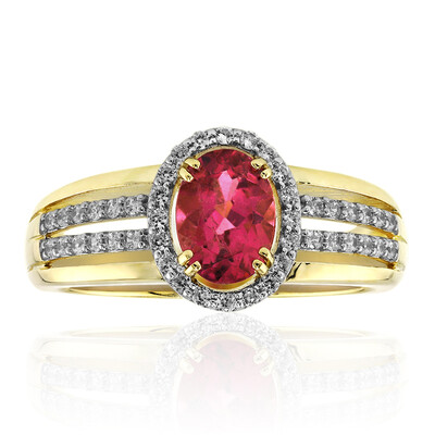 Anello in oro con Rubellite Nigeriana (Mark Kaufman)