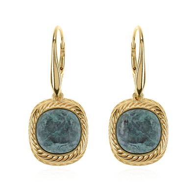 Orecchini in argento con Fuchsite (dagen)