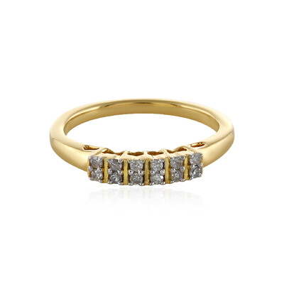 Anello in argento con Diamante I1 (I)