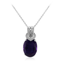 Collana in argento con Ametista del Marocco