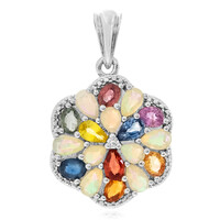 Ciondolo in argento con Opale di Welo