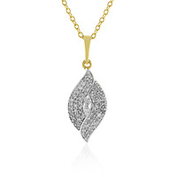 Collana in argento con Diamante I4 (J)
