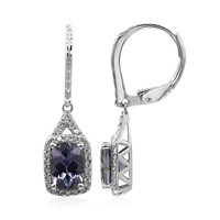 Orecchini in oro con Tanzanite (non riscaldata) (CIRARI)