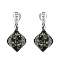 Orecchini in argento con Ambra Baltica