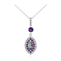 Collana in argento con Quarzo Mistico