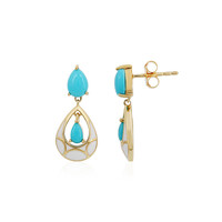 Orecchini in argento con Turchese Sleeping Beauty
