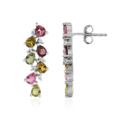 Orecchini in argento con Tormalina