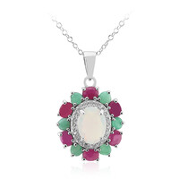 Collana in argento con Opale di Welo