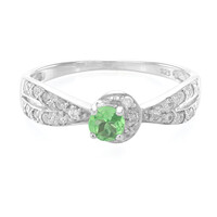 Anello in argento con Tsavorite