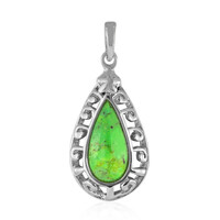 Ciondolo in argento con Turchese Kingman Mohave Verde (Art of Nature)