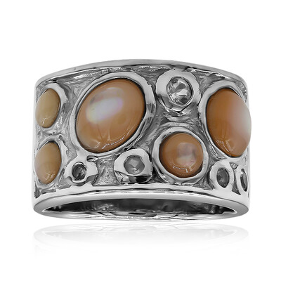 Anello in argento con Madreperla (Art of Nature)