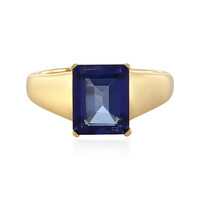 Anello in argento con Topazio Blu Royal