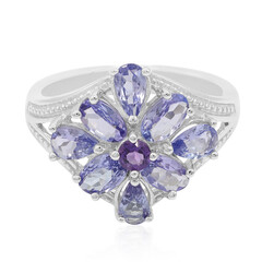 Anello in argento con Tanzanite