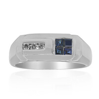 Anello in oro con Zaffiro Ceylon Blu (CIRARI)