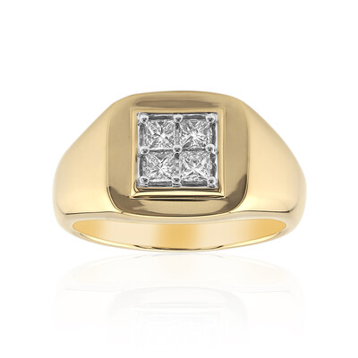 Anello in oro con Diamante IF (D) (Annette)