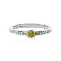 Anello in oro con Diamante Giallo I4