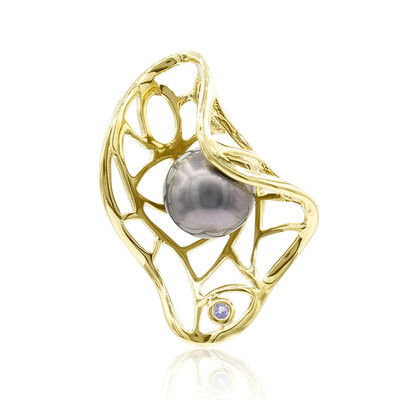 Ciondolo in argento con Perla Tahitiana (TPC)