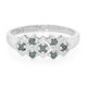 Anello placcato in platino con Diamante Fancy